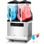 Machine a granite commerciale 2x12 l simple reservoir, machine a boissons glacees en acier inoxydable ... Machine a granite commerciale 2x12 l simple reservoir, machine a boissons glacees en acier inoxydable ...