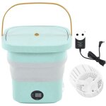 Machine  laver portable, mini lave - seau portable 6 l, machine  laver automatique pliable avec cran ...