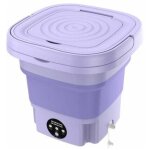 Machine à laver portable avec sèche - linge, mini machine à laver pliable 8 l, 3 modes, machine à laver ... Machine à laver portable avec sèche - linge, mini machine à laver pliable 8 l, 3 modes, machine à laver ...
