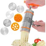 Machine � p�tes en acier inoxydable avec 7 moules pour pr�paration de nouilles fra�ches