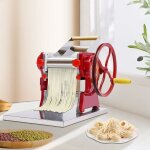 Machine à pâtes en acier inoxydable manuelle en acier inoxydable pâtes machine machine à pâtes maison ... Machine à pâtes en acier inoxydable manuelle en acier inoxydable pâtes machine machine à pâtes maison ...