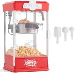 Machine à pop - corn, 480 w, bouilloire de 4 oz, 1, 5 gallon par lot, pop - corn de table avec 3 cuillères, ... Machine à pop - corn, 480 w, bouilloire de 4 oz, 1, 5 gallon par lot, pop - corn de table avec 3 cuillères, ...