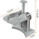 Machine � raviolis automatique grise - appareil de cuisine pour pr�paration rapide de raviolis et dumplings ...
