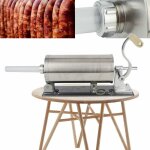 Machine � remplir les saucisses manuelle en acier inoxydable 3 l 4 kg