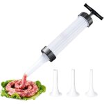 Machine remplissage saucisses, poussoir trois entonnoirs tube inclus, pr�paration charcuterie maison ...