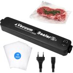 Machine sous vide alimentaire noir ? appareil multifonctionnel avec aspiration rapide, longueur de scellage ...