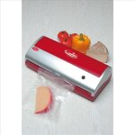 Machine sous vide automatique 180w ? aspiration 10 dm� / mm ? soudure 32 cm ? design rouge satin ? usage ...