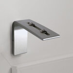 Madecostore - querre design de fixation murale avec d�port 2 - 8cm pour tout type de store - gris m�tallis� ...