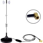 Mag31 dab + magnetfu�antenne + verst�rker band iii, 3m kabel + smb - stecker antenne dab + avec pied ...