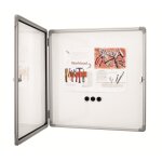 Magnetoplan - vitrine d'affichage sp, blanc, capacité 12 x Magnetoplan - vitrine d'affichage sp, blanc, capacité 12 x