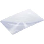 Magnifier lentille de fresnel page 3x loupe 180x120x0. 5mm
