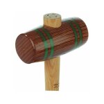 Finish - maillet bois dynachoc diam 60mm lg 320 mm manche hickory frette Finish - maillet bois dynachoc diam 60mm lg 320 mm manche hickory frette