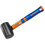 Maillet en caoutchouc tolsen 220g, t�te en caoutchouc, manche en fibre de verre, design ergonomique