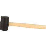 Maillet de carreleur en caoutchouc noir, 0, 22 kg - centrale brico