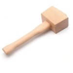 Maillet de menuisier en bois marteau poign�e outil menuiserie � h�tre frappe inclin�e pour bricolage ...