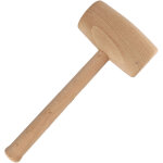 Maillet de menuisier rond tonneau en bois de h�tre - longueur 290 mm - 340 g