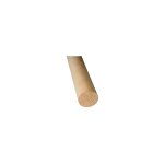 Main courante en bois de h�tre usage interieur - longueur 2m diam�tre 42mm - � percer deco fer forge