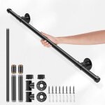 Main courante pour escalier, couleeur rampe escalier int�rieur exterieur galvanisation industrielle antid�rapa ...