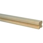 Main courante h�tre moulur�e 50x50 mm longueur 195 cm