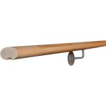 Main courante hetre ovale longueur 250 cm