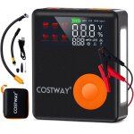 Maisonchic - d�marreur de batterie voiture 12v 2000a avec gonfleur de pneus 150 psi pour moteurs essence ...