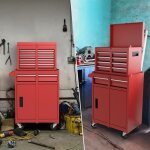 Maisonchic - servante porte outils 4 tiroirs armoire de rangement roues verrouillables garage atelier ...