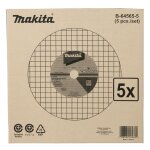 Lot de 5 disques  trononner pour meuleuse 355mm makita b - 64565 - 5
