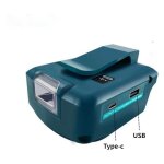 Pour les modles makita avec type - c, alimentation par onduleur, onduleur  batterie pratique  3 modes ...