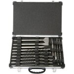 Makita ? coffret de 17 forets et burins sds - plus ? pour b�ton, brique, granit ? longueur utile jusqu'� ...