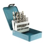 Makita ? coffret de 18 forets cylindriques pour bois, acier et b�ton ? �3 � �10 mm ? compatible perceuses ...