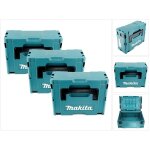 Makita - coffret  outils en plastique makpac 2 - 3 pices. - sans insert