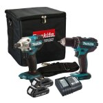 Makita - combopack 2 outils dlx2339sy perceuse ddf482 visseuse  chocs dtd156 - 18v li - ion (2x1. 5 ...