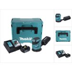 Makita dbo180rf1j ponceuse excentrique sans fil 125mm 18v + 1x batterie 3, 0ah + chargeur + coffret makpac ...