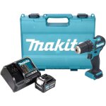 Makita df 332 dsm1e perceuse - visseuse sans fil 12 v max. 35 nm brushless + 1x batterie 4, 0 ah + chargeur ...