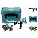 Makita dfr 750 rgj visseuse automatique sans fil � magasin 18v 45 - 75mm + 2x batteries 6, 0ah + chargeur ...