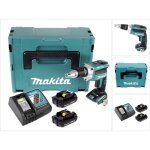 Makita dfs 250 ryj visseuse plaque de pl�tre sans fil brushless 18v + 2x batteries 1, 5 ah + chargeur ...