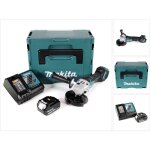 Dga 517 rt1j meuleuse d'angle sans fil 18v 125mm + 1x batterie 5, 0ah + chargeur + coffret de transport ...