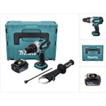 Makita dhp 458 g1j perceuse - visseuse � percussion sans fil 18 v 91 nm + 1x batterie 6, 0 ah + makpac ...