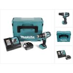 Makita dhp 484 rf1j perceuse visseuse � percussion sans fil 18v li - ion + 1x batterie 3, 0 ah + chargeur ...