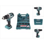 Makita dhp 484 z 18v brushless li - ion perceuse - visseuse � percussion sans fil + 100 pi�ces de faises ...