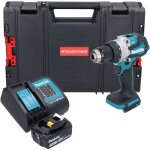 Makita dhp 489 sf1j - r perceuse - visseuse � percussion sans fil 18 v 73 nm brushless + 1x batterie ...