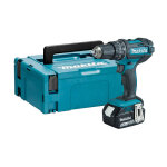 Makita dhp482f1j perceuse visseuse � percussion 18 v li - ion � 13 mm + 1x3ah + makpac