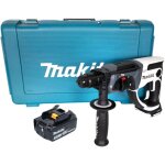 Makita - dhr 202 f1w marteau perforateur sans fil 18 v 20 mm 2, 0 j blanc + 1x batterie 3, 0 ah + coffret ...