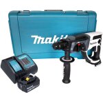 Makita dhr 202 st1w marteau perforateur sans fil 18 v 20 mm 2, 0 j blanc + 1x batterie 5, 0 ah + chargeur ...