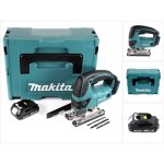 Makita djv 180 y1j scie sauteuse sans fil 18v + 1x batterie 1, 5ah + coffret makpac - sans chargeur