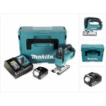 Makita djv 182 rf1j scie sauteuse pendulaire sans fil 18v, sans balai + 1x batterie 3, 0ah + chargeur ...