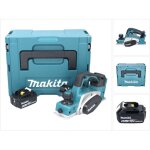 Dkp 180 g1j rabot sans fil 18 v 82 mm + 1x batterie 6, 0 ah + makpac - sans chargeur - makita