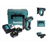 Makita - dpt 353 rgj pince - agrafeuse sans fil 18 v + 2x batterie 6, 0 ah + chargeur + makpac