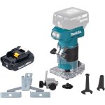 Makita drt 52 a1 fraiseuse de bords sans fil 18 v 6 mm brushless + 1x batterie 2, 0 ah - sans chargeur ...