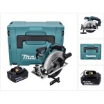 Makita - dss 611 t1j scie circulaire sans fil 18 v 165 mm + 1x batterie 5, 0 ah + coffret makpac - sans ...